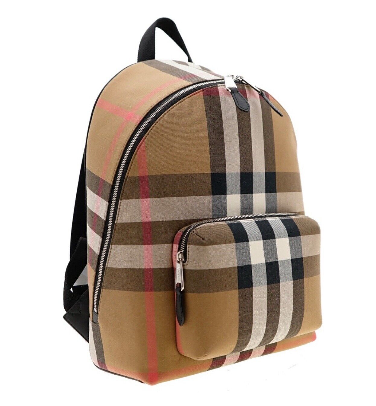 Burberry Jeff Backpack Taupe/Brown IP Check Canvas 80845501 NWT $1350