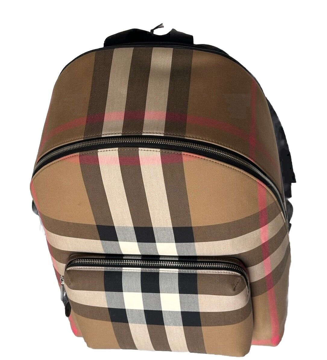 Burberry Jeff Backpack Taupe/Brown IP Check Canvas 80845501 NWT $1350