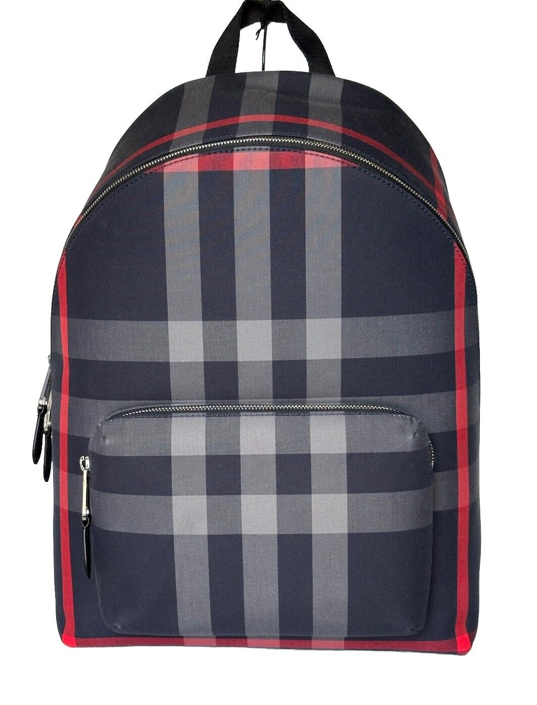 Burberry Jeff Backpack Navy/Gray IP Check Canvas 80840571 NWT $1350