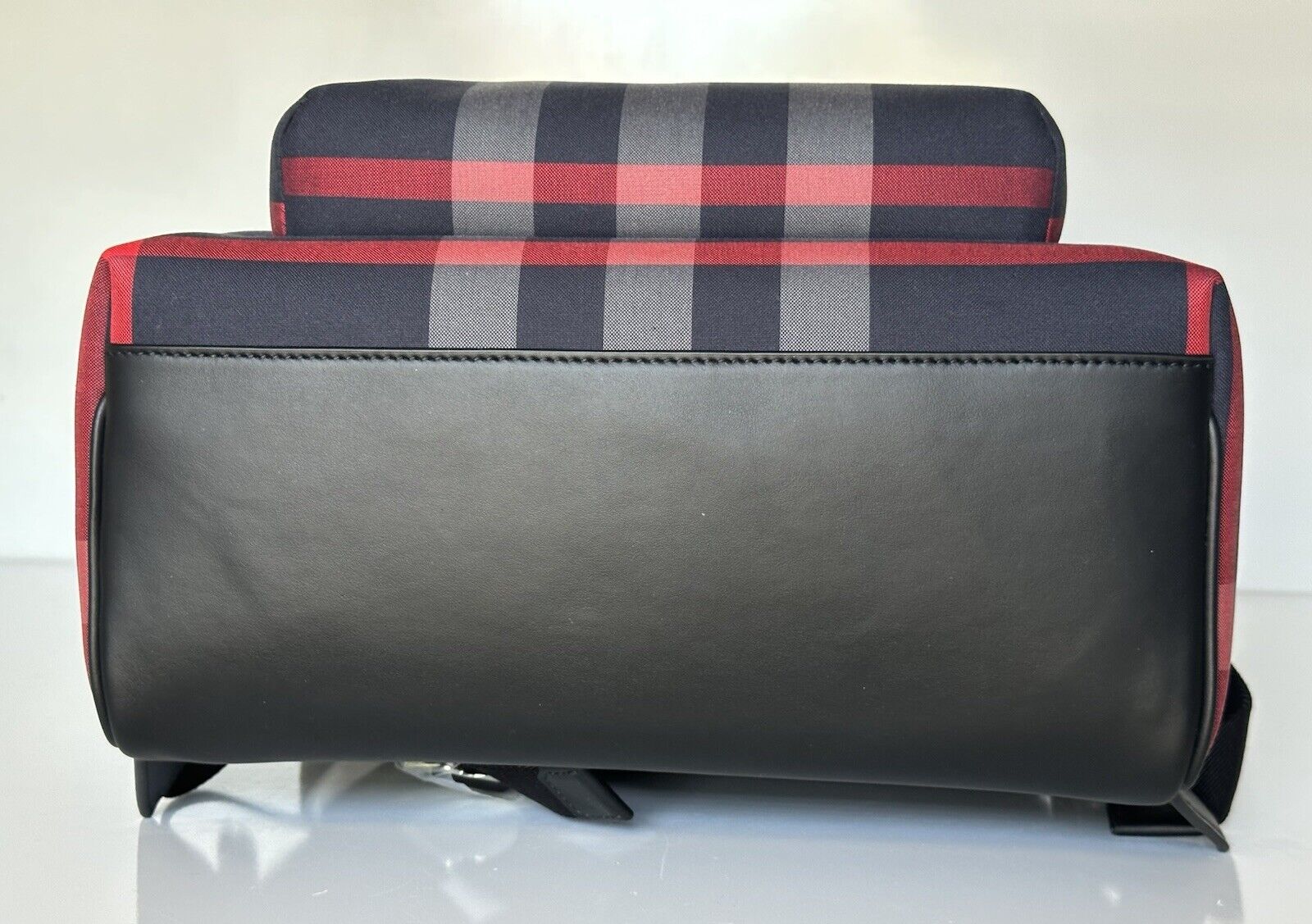 Burberry Jeff Backpack Navy/Gray IP Check Canvas 80840571 NWT $1350