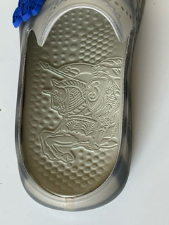 Burberry Mens Stingray Rubber Lichen IP Check Sandals 10 (43) 8088962 NIB $550