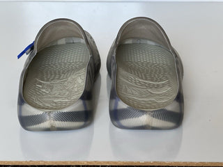 Burberry Mens Stingray Rubber Lichen IP Check Sandals 12 (45) 8088962 NIB $550