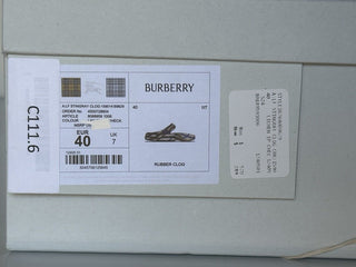 Burberry Womens Stingray Rubber Lichen IP Check Sandals 10 (40) 8088959 NIB $570