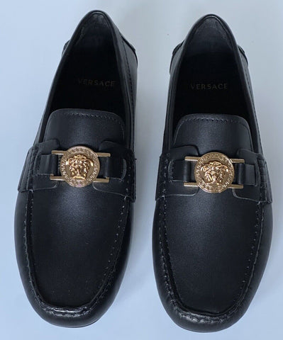 Versace Medusa Men's Black Leather Driver Shoes 6.5 US (39.5 Euro) DSU6014S Nib Versace Medusa Men's Black Leather Driver Shoes 6.5 US (39.5 Euro) DSU6014S Nib