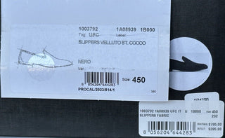VERSACE Men's Black Velvet Loafers Shoes 12 US (45 Euro) Italy 1003792 NIB $795