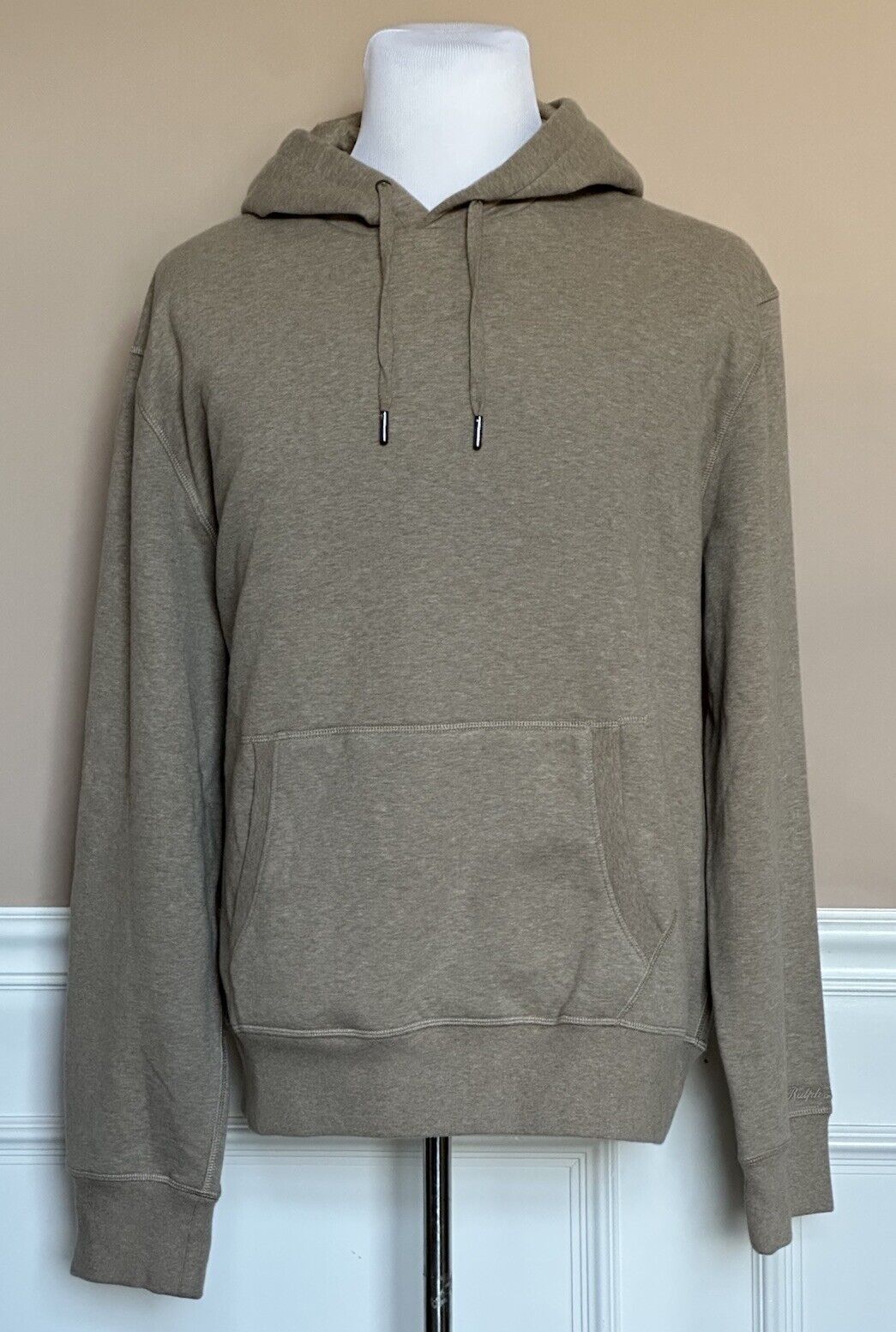 Ralph Lauren Purple Label Men’s Cotton Brown Sweatshirt with Hoodie 2XL NWT $895