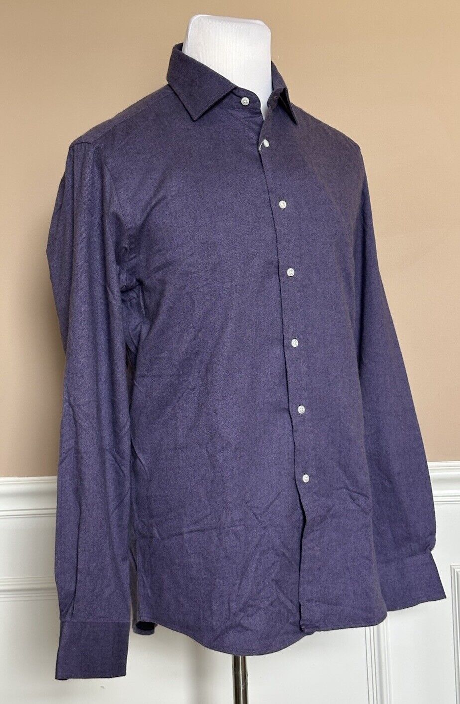 Ralph Lauren Purple Label Men's Long Sleeve Purple Shirt L Portugal NWT $495