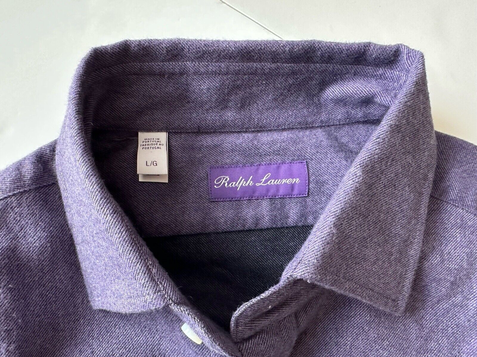 Ralph Lauren Purple Label Men's Long Sleeve Purple Shirt L Portugal NWT $495