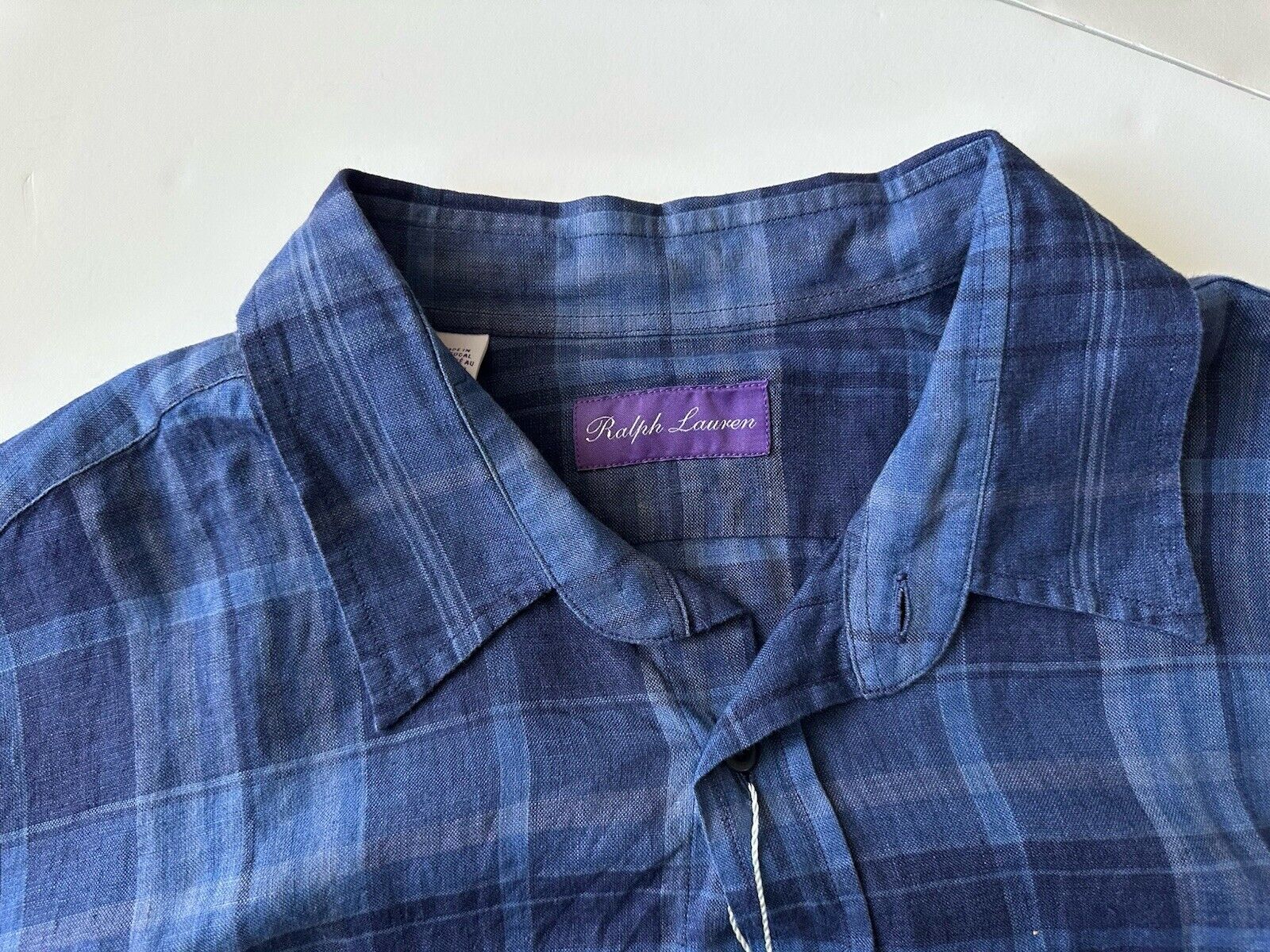 Ralph Lauren Purple Label Men's Long Sleeve Blue Shirt XL Portugal NWT $695