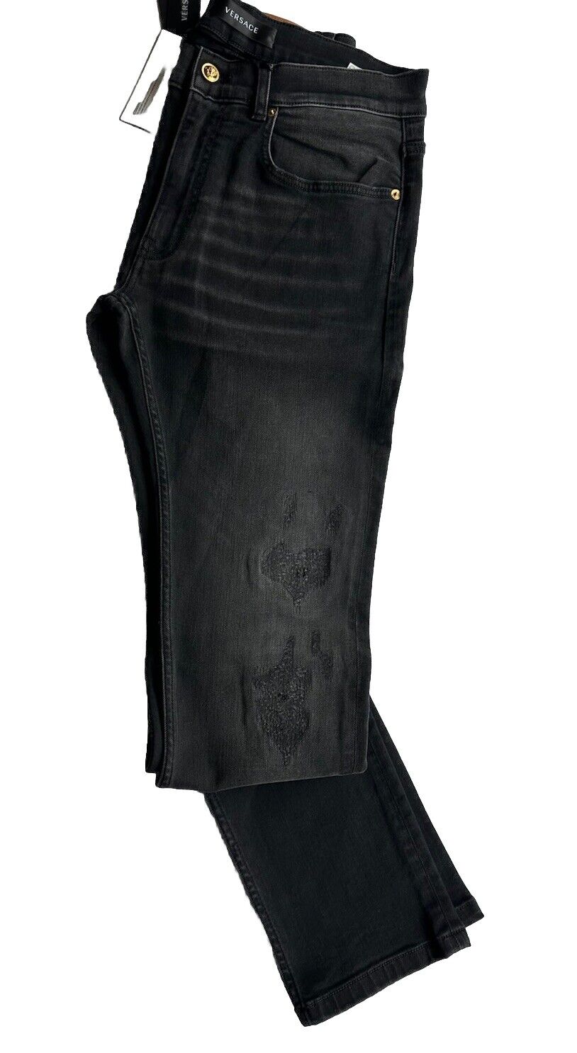 Versace Men’s Denim Stretch Black Jeans Size 31 US 1011835 NWT $800