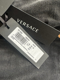 Versace Men’s Denim Stretch Black Jeans Size 32 US 1011835 NWT $800