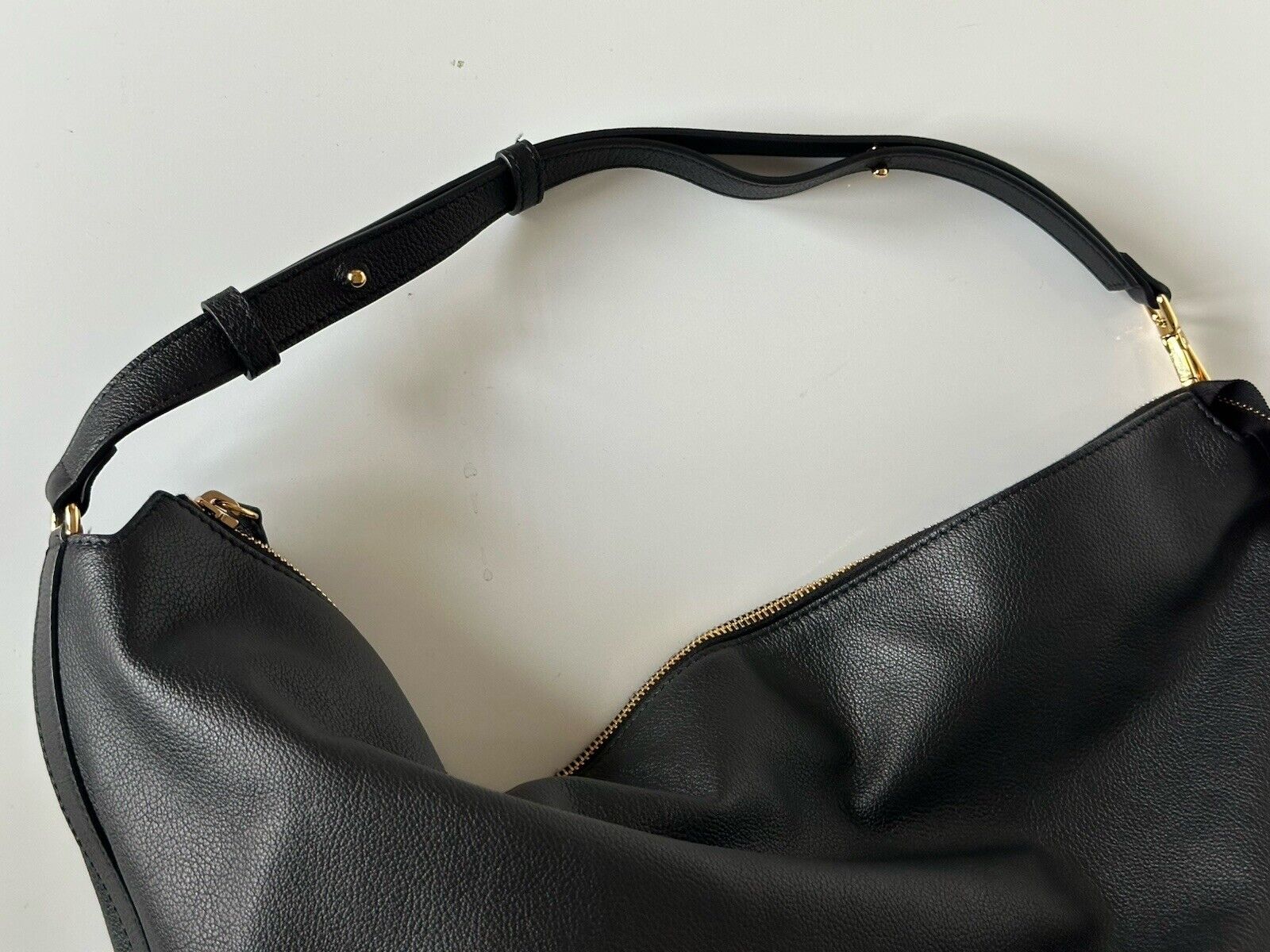 Versace Medusa Leather Black Hobo Bag 1014247 Italy NWT $1600