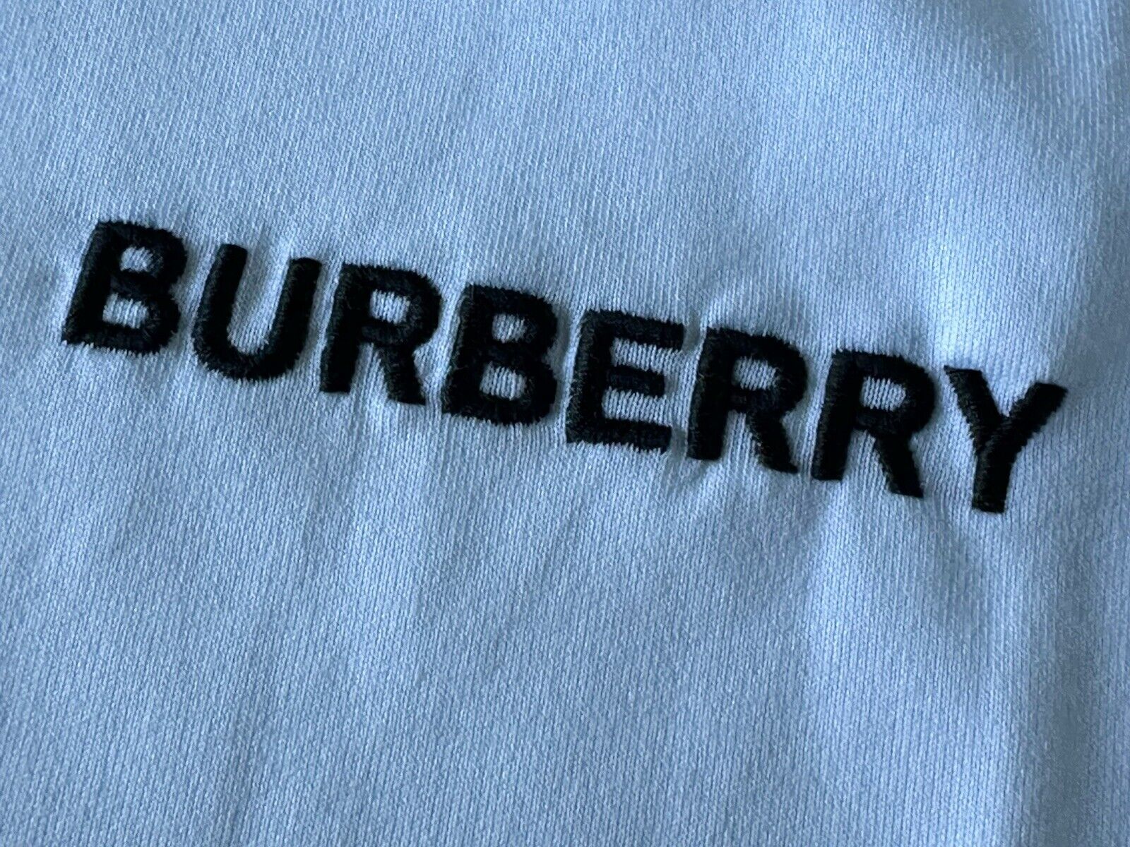 Burberry Jayson White Cotton T-shirt XS (Oversized) 8078115 NWT $370