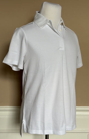 Burberry Adele Women’s White Cotton Polo Shirt M 8066325 Portugal NWT $510