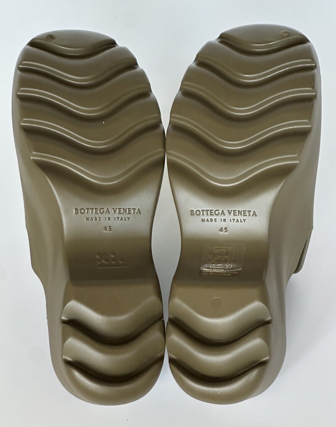 Bottega Veneta Rubber Liana Slipper Sandals Clogs 12 US (45 Eu) 690102 NIB $650