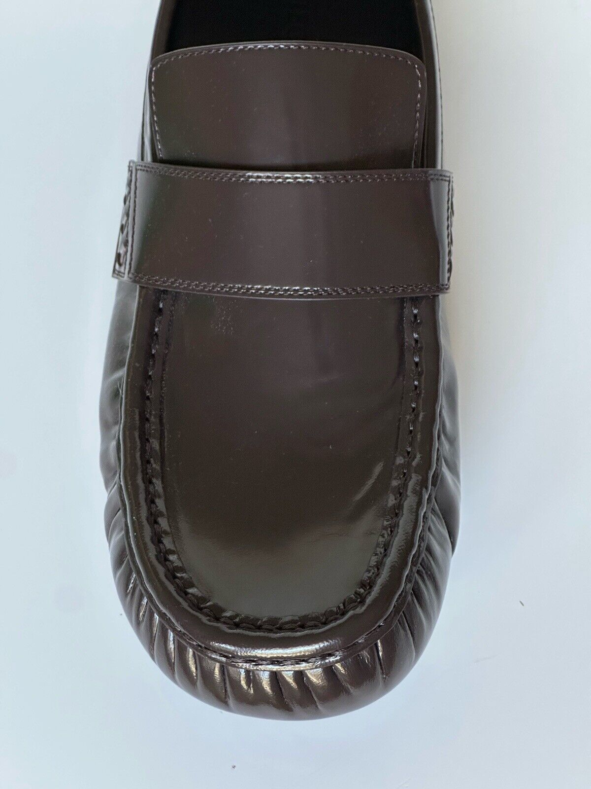 Bottega Veneta Men’s Leather Brown Moccasin Shoes 9 US (42 Eu) 741331 NIB $1050