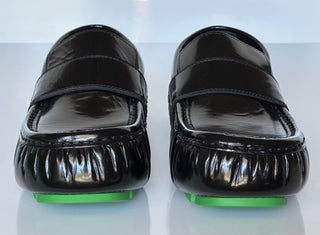 Bottega Veneta Men’s Leather Black Moccasin Shoes 9 US (42 Eu) 741331 NIB $1050