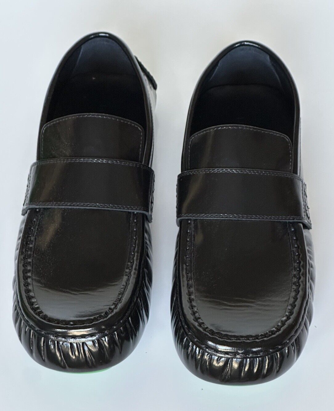 Bottega Veneta Men’s Leather Black Moccasin Shoes 9 US (42 Eu) 741331 NIB $1050