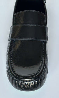 Bottega Veneta Men’s Leather Black Moccasin Shoes 9 US (42 Eu) 741331 NIB $1050