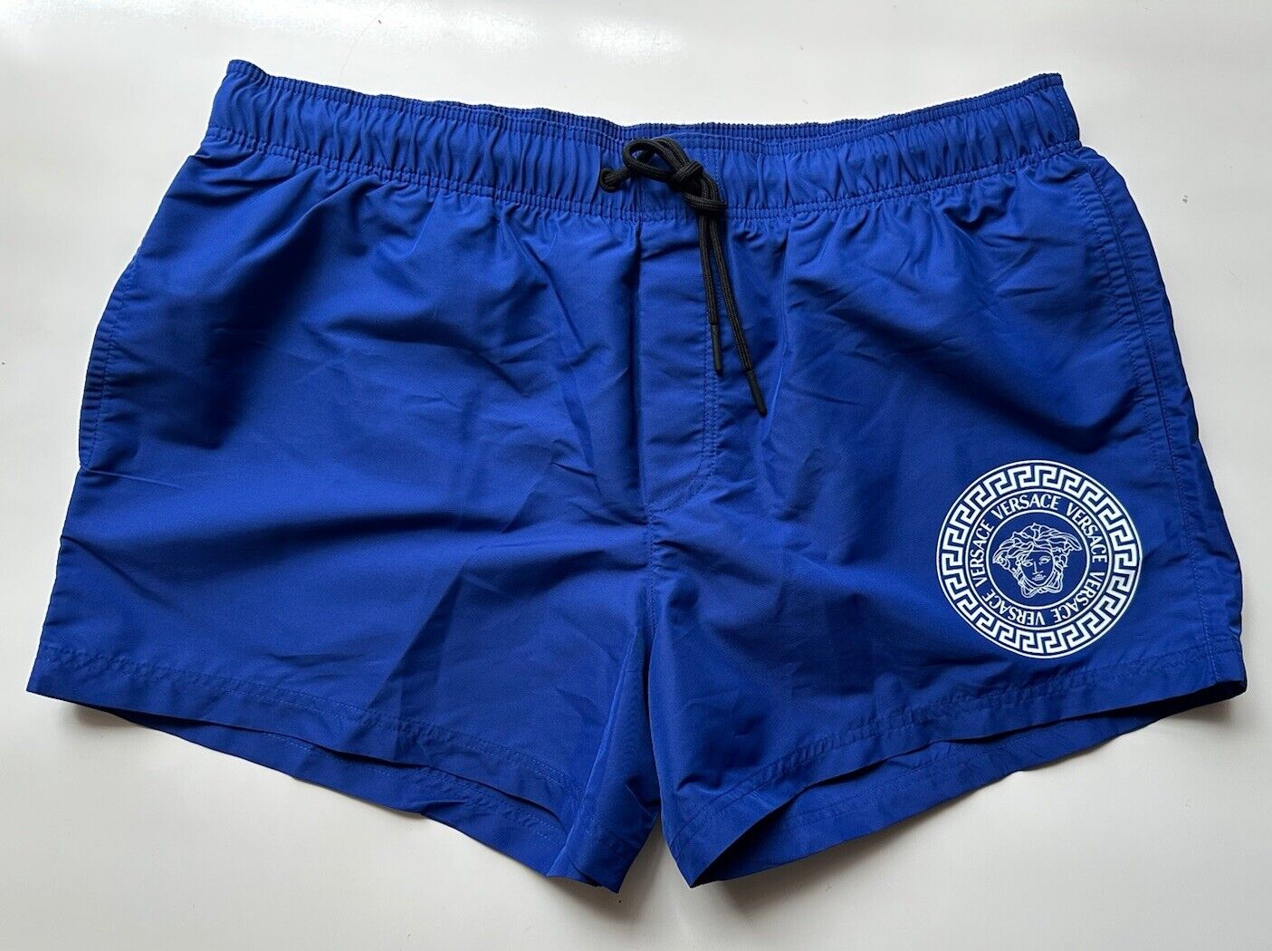 Versace Medusa Print Men's Blue Swim Shorts 6 (34”) IT 1006003 NWT $500