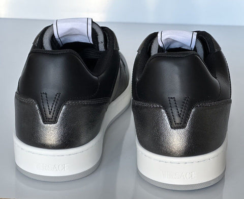 Versace Medusa Men’s Black/Silver Leather Sneakers 11.5 US (44.5) 1013377 IT NIB