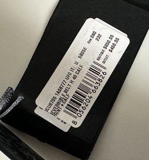 Versace Medusa-Buckle Reversible Leather Black Belt 80 (32) IT DCU6705 NWT $650