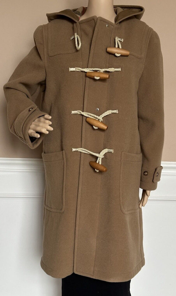 Burberry Belfield Women’s Taupe Brown Wool Overcoat 8 US (42 Euro) NWT $1890