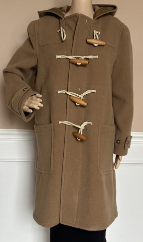 Burberry Belfield Women’s Taupe Brown Wool Overcoat 8 US (42 Euro) NWT $1890