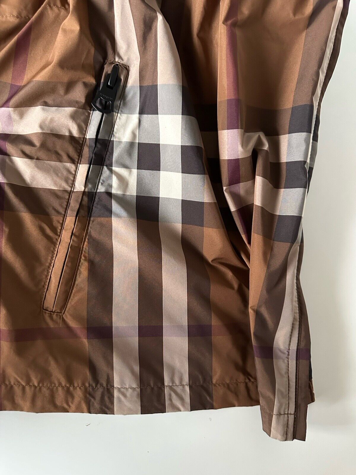 Burberry Dark Birch Brown Check Women’s Jacket 8049804 8 US (42 Euro) NWT $1350