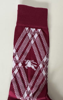 Burberry 3 Bar Socks Ripple/White M (8-10 US / 38-40 Euro) 8079927 NWT $140