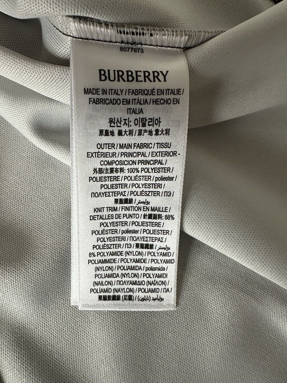 Burberry Swan Men’s Polyester T-shirt S (Oversized) 8077873 Italy NWT $910