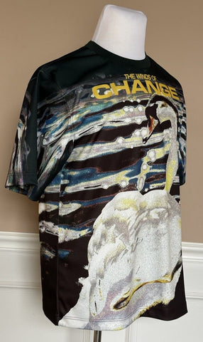 Burberry Swan Men’s Polyester T-shirt L (Oversized) 8077873 Italy NWT $910