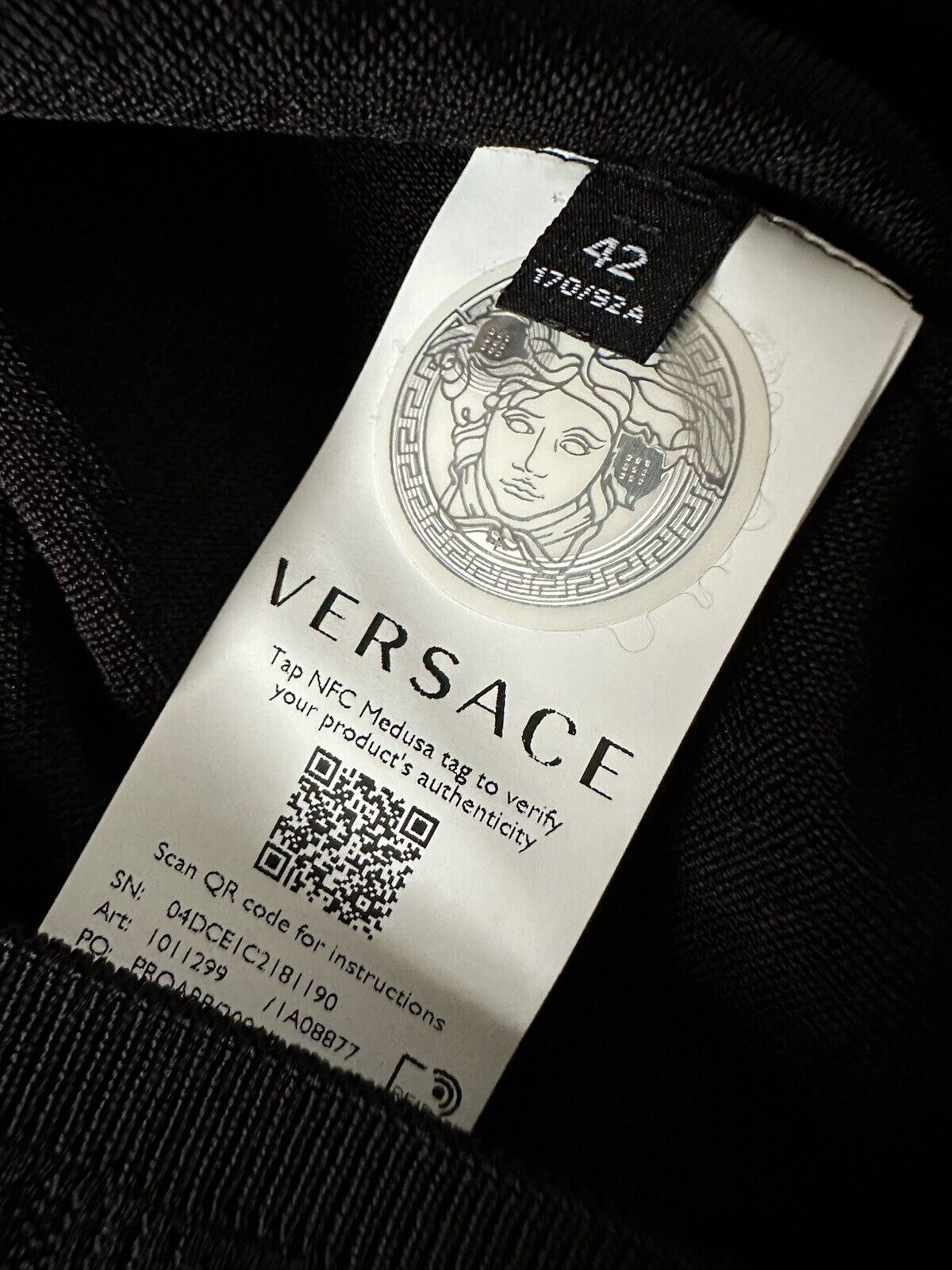 Versace Greek Key Women's Black Top Knit Sweater 8 US 42 Italy 1011299 NWT $1225