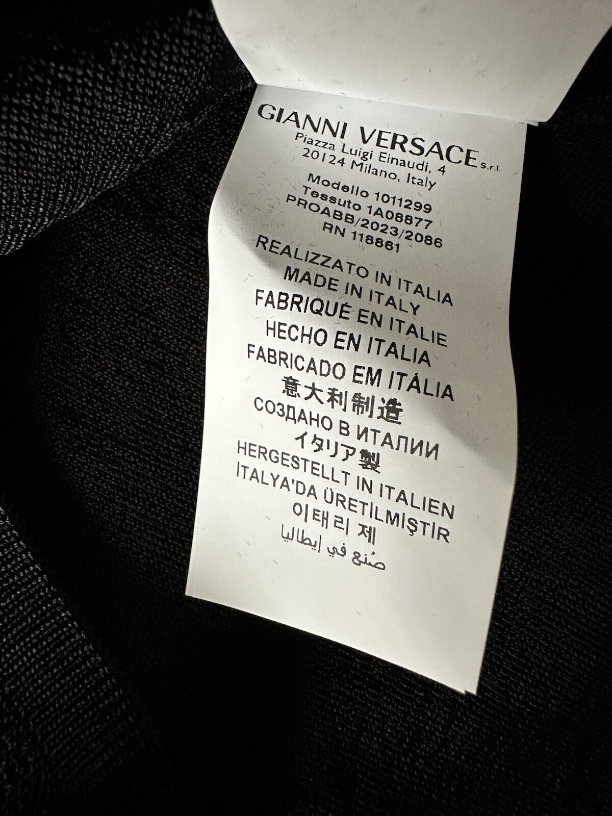 Versace Greek Key Women's Black Top Knit Sweater 6 US 40 Italy 1011299 NWT $1225