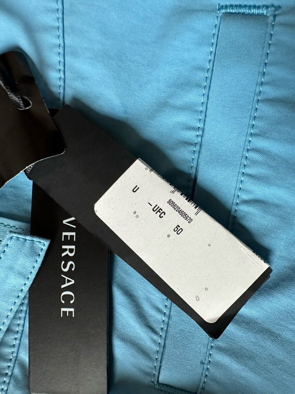 Versace Men's Blue Casual Pants 34 US (50 Euro) 1010583 Made in Italy NWT $825