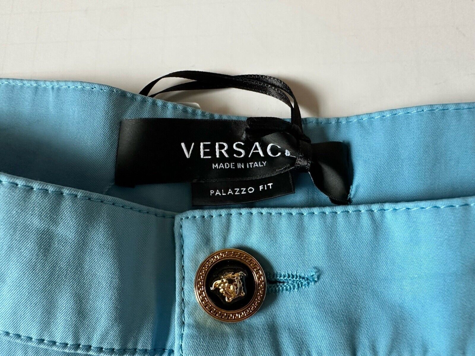 Versace Men's Blue Casual Pants 34 US (50 Euro) 1010583 Made in Italy NWT $825