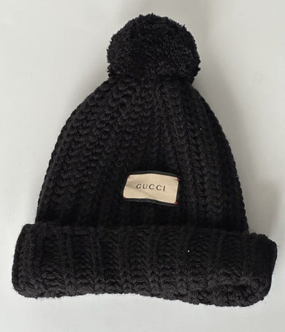 Gucci Women’s Knit Beanie Wool Hat Small (56 cm) Made in Italy 652656 NWT