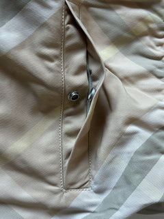 Burberry Men's Flax IP Check Boxer Swim Shorts 2XL 8083161 Portugal NWT $630