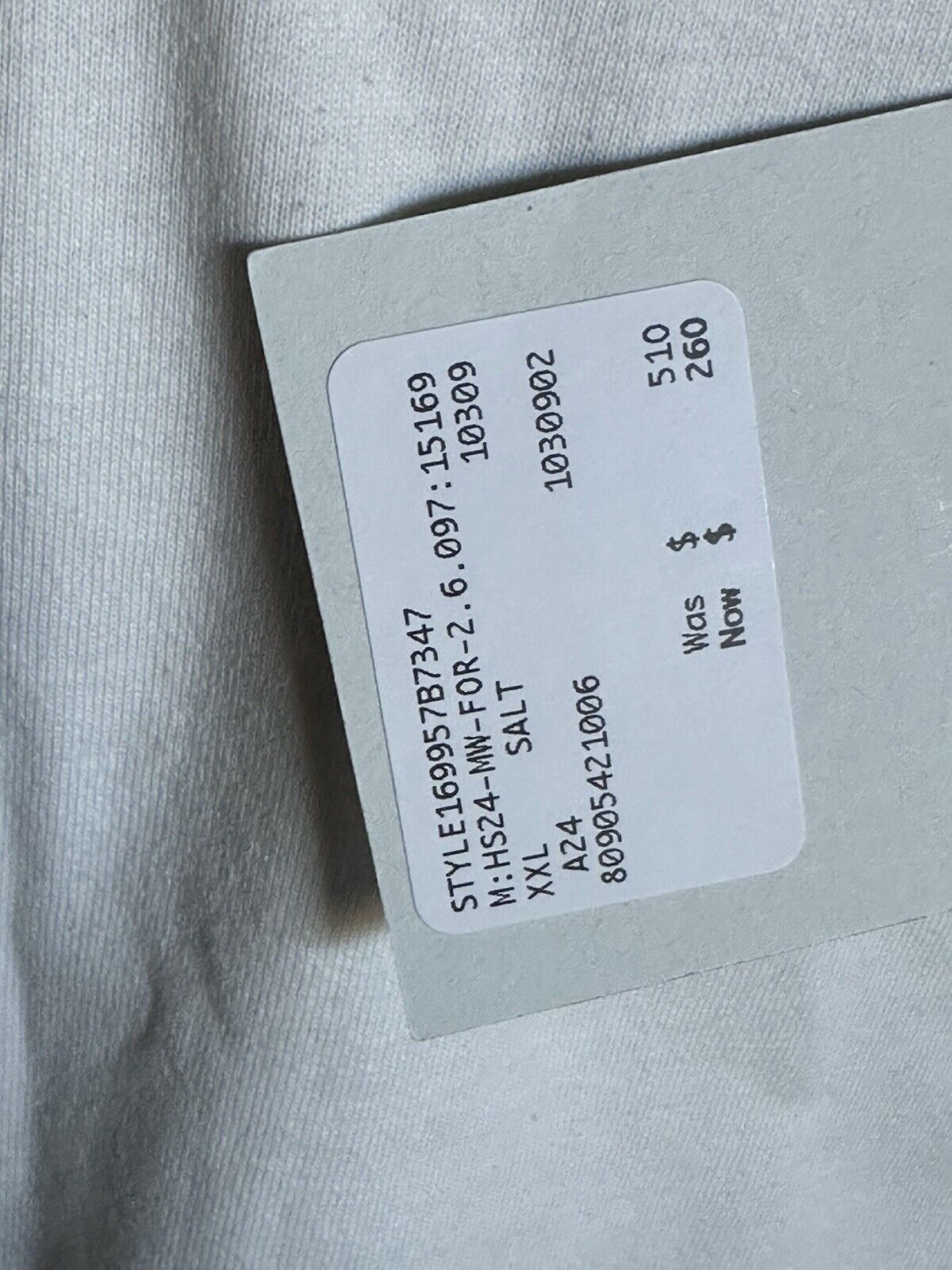 Burberry Men's White Cotton T-shirt 2XL 8090542 Portugal NWT $510