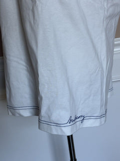 Burberry Men's White Cotton T-shirt 2XL 8090542 Portugal NWT $510