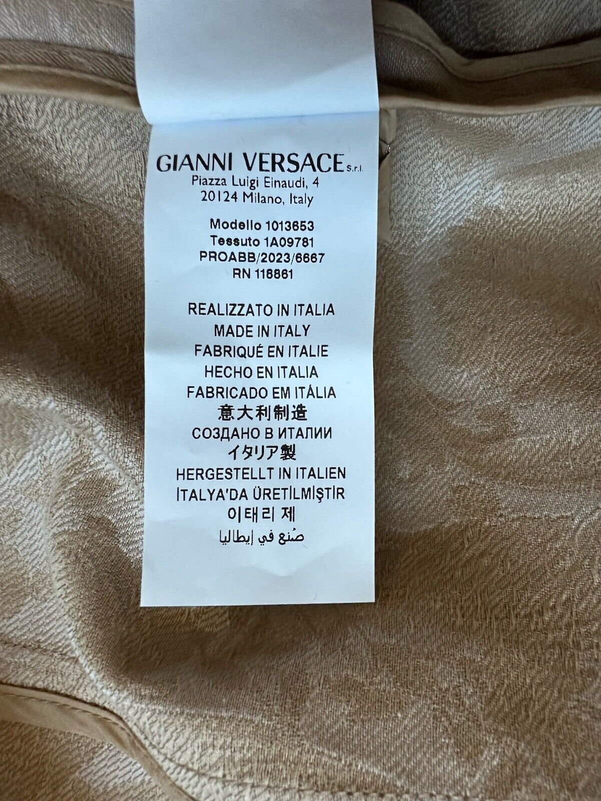 Versace Women’s Barocco Jacquard Trench Coat 6 US (42) 1013653 Italy NWT $3550