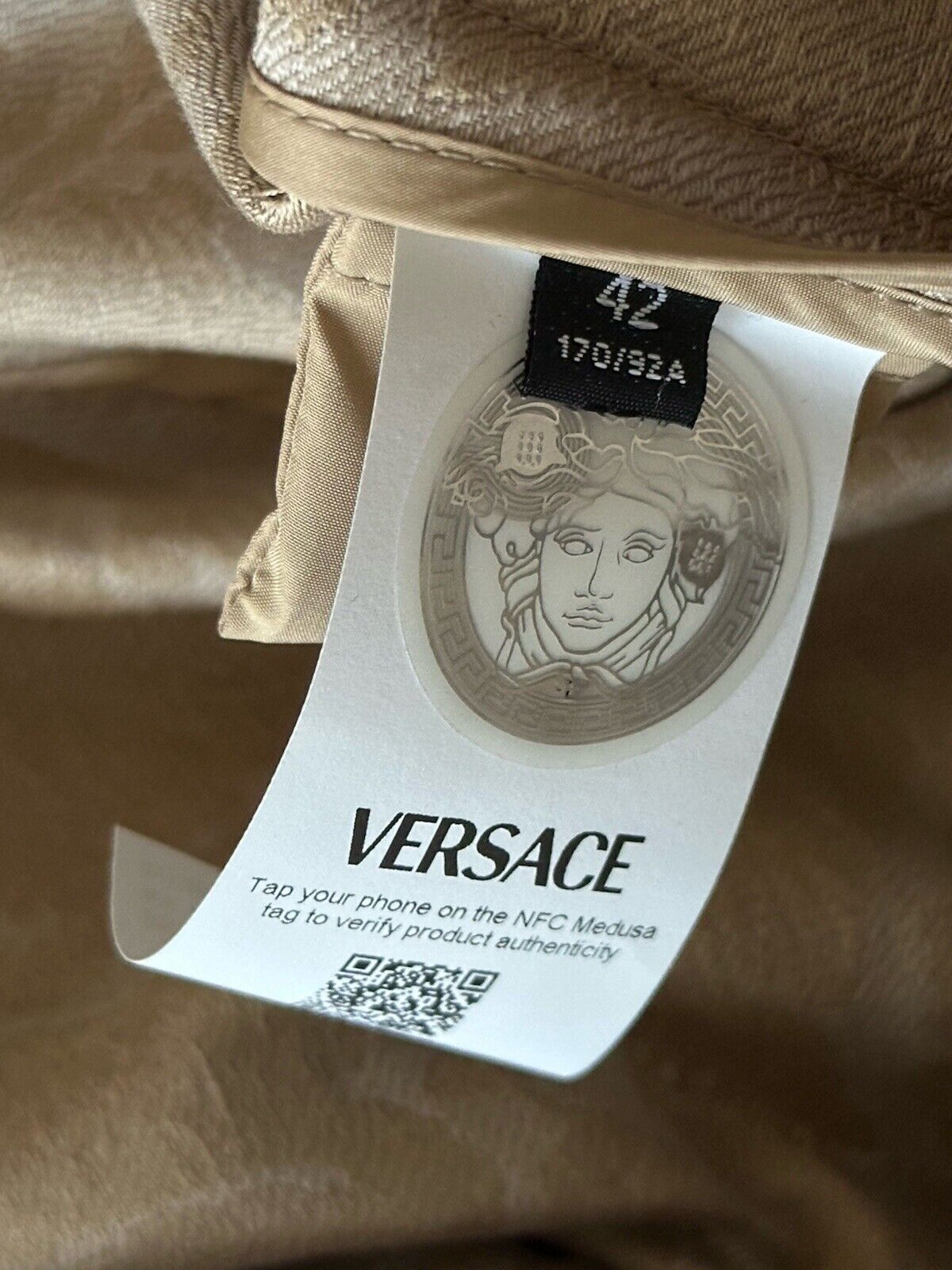 Versace Women’s Barocco Jacquard Trench Coat 6 US (42) 1013653 Italy NWT $3550