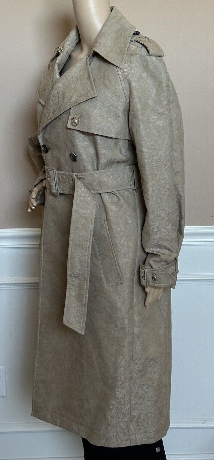 Versace Women’s Barocco Jacquard Trench Coat 6 US (42) 1013653 Italy NWT $3550