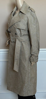 Versace Women’s Barocco Jacquard Trench Coat 6 US (42) 1013653 Italy NWT $3550