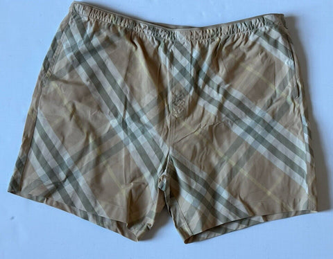 Burberry Men's Flax IP Check Boxer Swim Shorts XL 8083161 Portugal NWT $630