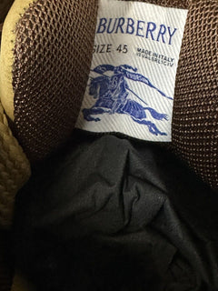 Burberry Manilla Leather Ankle Trek Boots 12 US (45 Euro) 8074577 IT NIB $1190