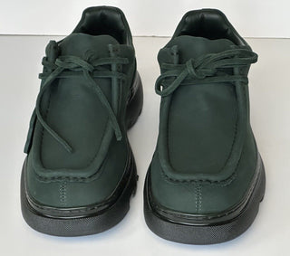 Burberry Green Leather Creeper Lace-up Boots 9 US (42) 8075390 IT NIB $1090