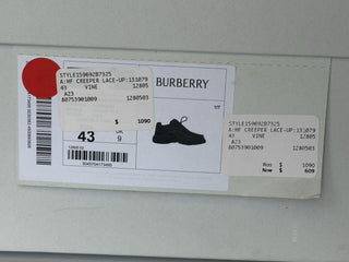 Burberry Green Leather Creeper Lace-up Boots 10 US (43 Eu) 8075390 IT NIB $1090