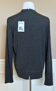 Burberry Wool Dark Grey Sweater Large 80811201 Italy NWT $1250