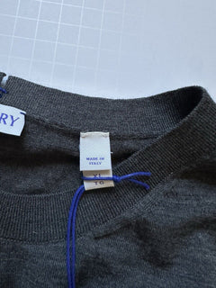 Burberry Wool Dark Grey Sweater XL 80811201 Italy NWT $1250